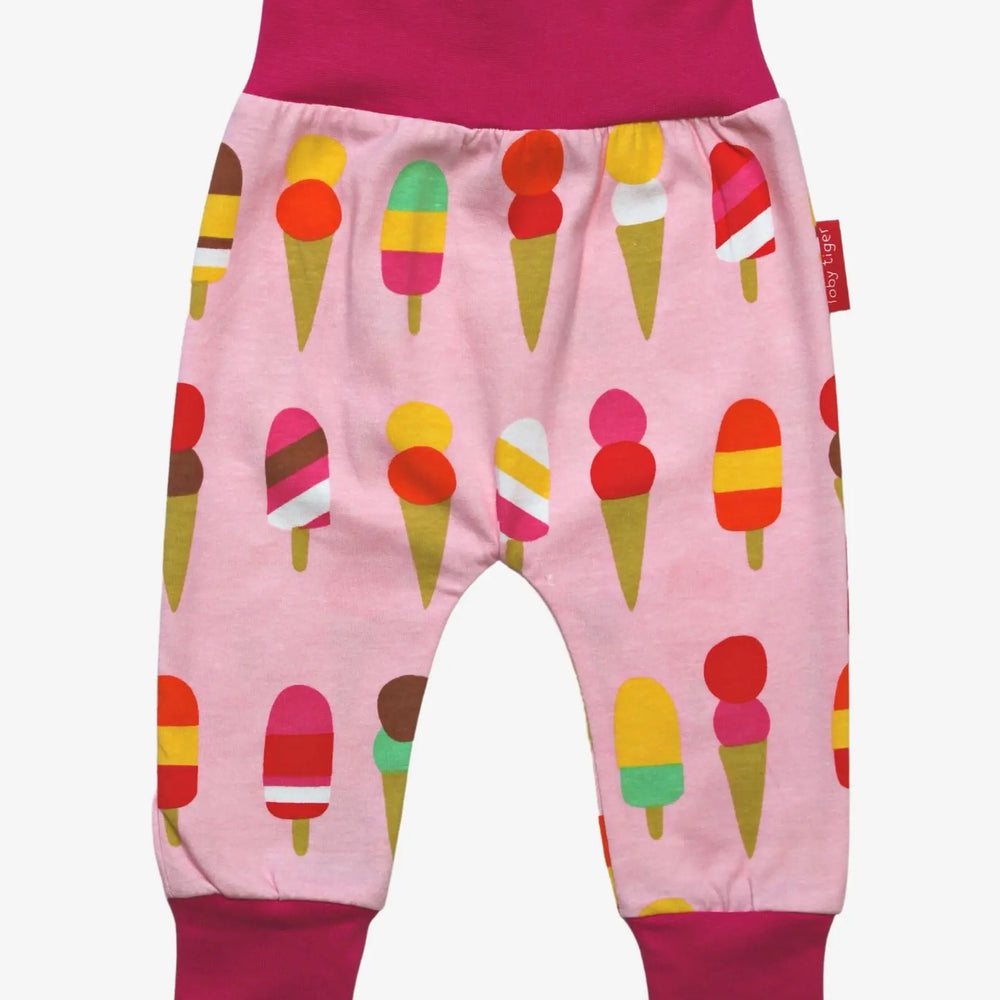 Organic Ice Cream Print Yoga Pants Toby Tiger