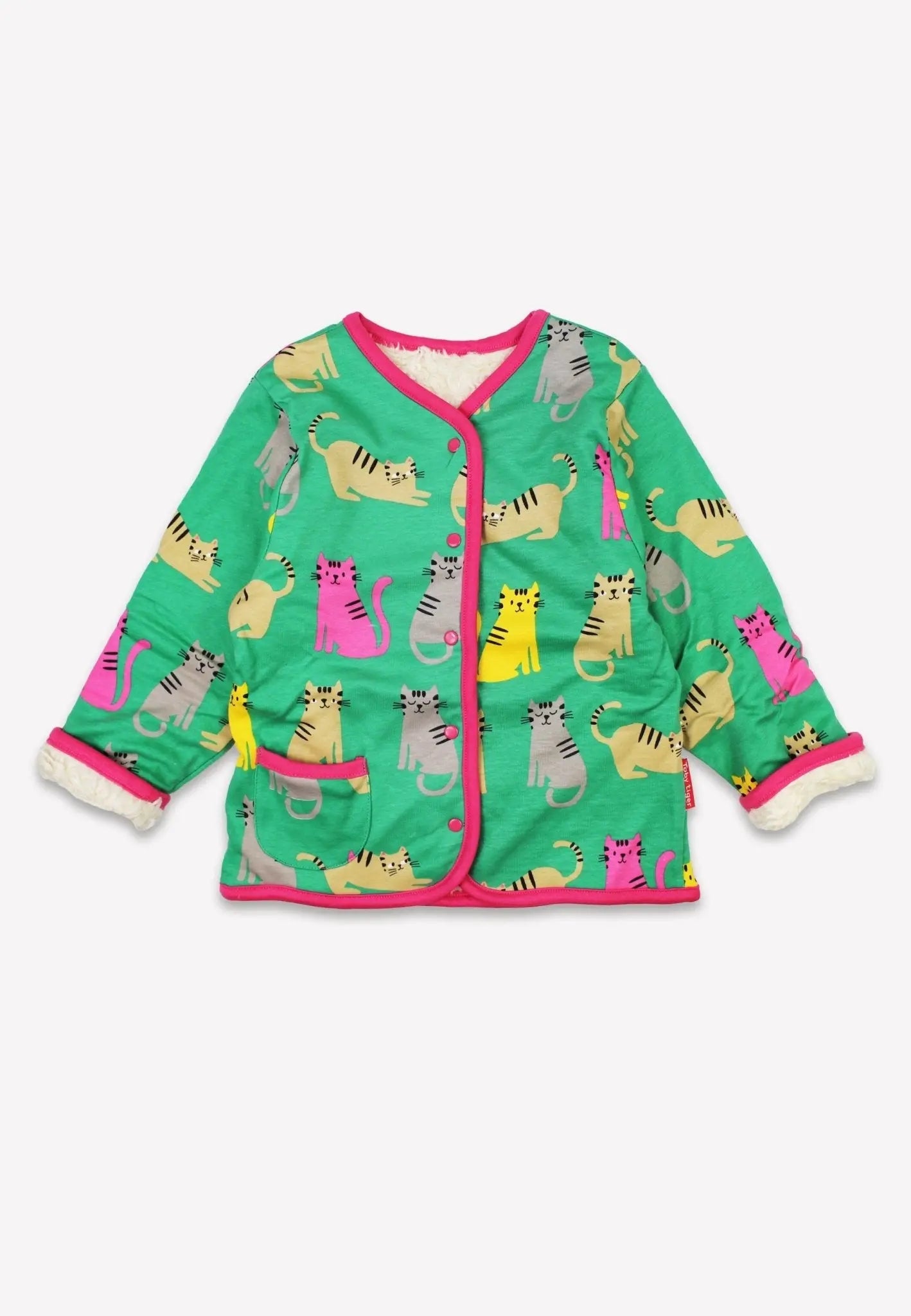 Organic Kitten Print Reversible Jacket Toby Tiger