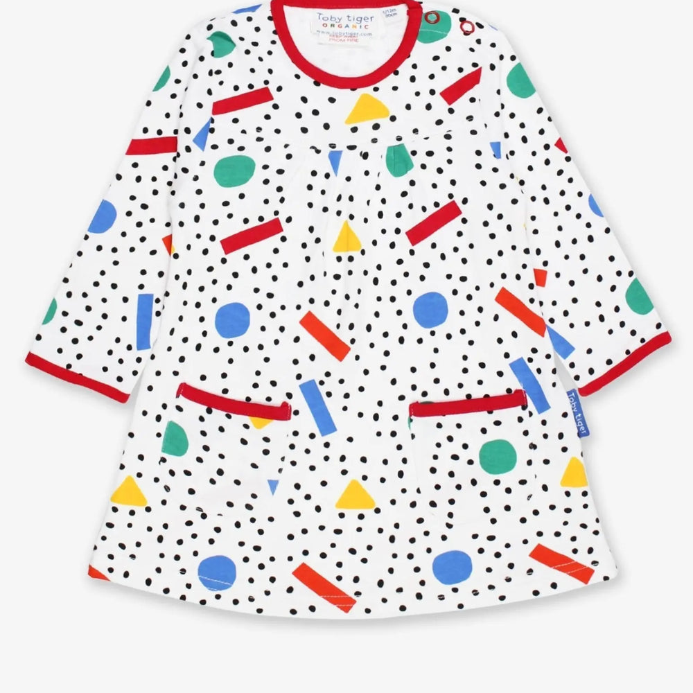 Organic Memphis Print Dress Toby Tiger