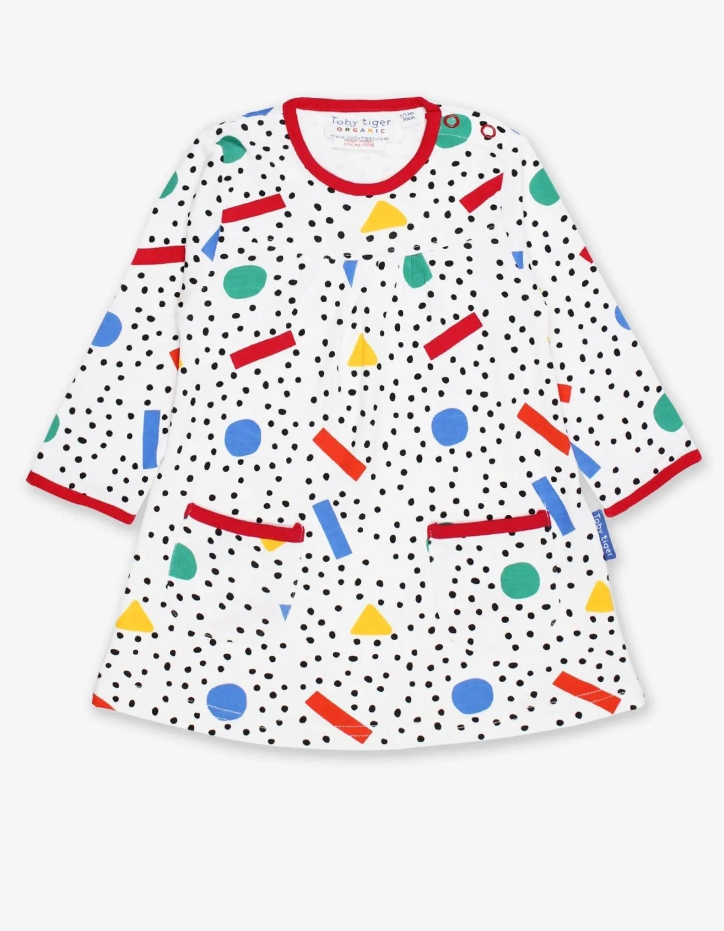Organic Memphis Print Dress Toby Tiger