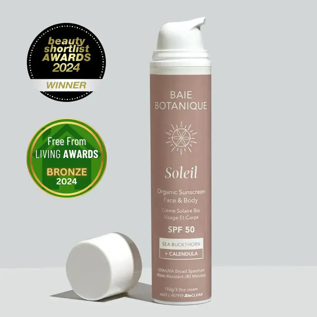 Organic Mineral Face and Body Sunscreen SPF 50 Baie Botanique