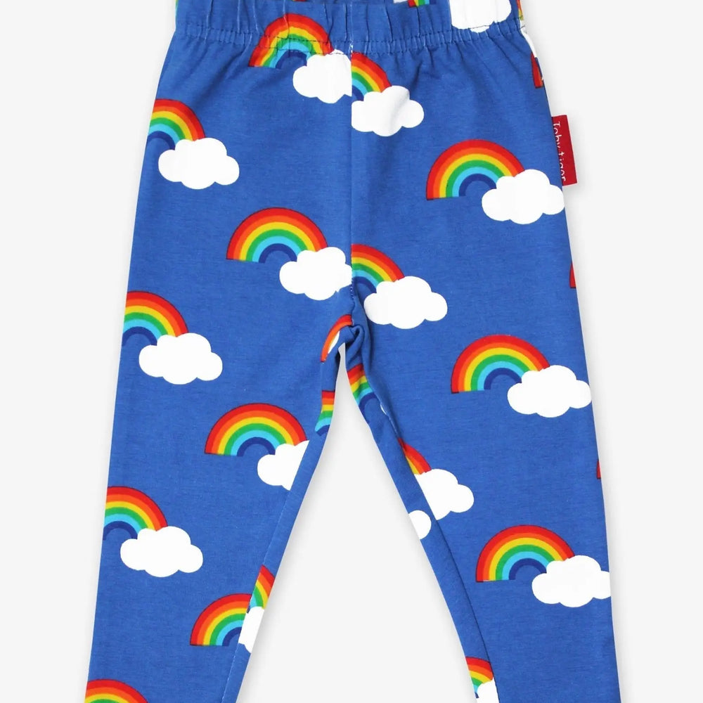 Organic Multi Rainbow Leggings Toby Tiger