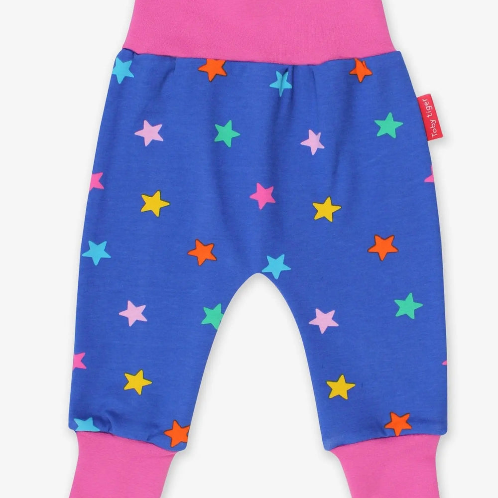 Organic Multi Star Print Yoga Pants Toby Tiger