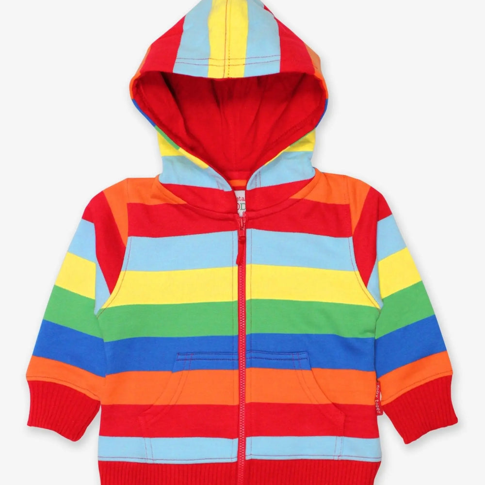 Organic Multi Stripe Hoodie Toby Tiger