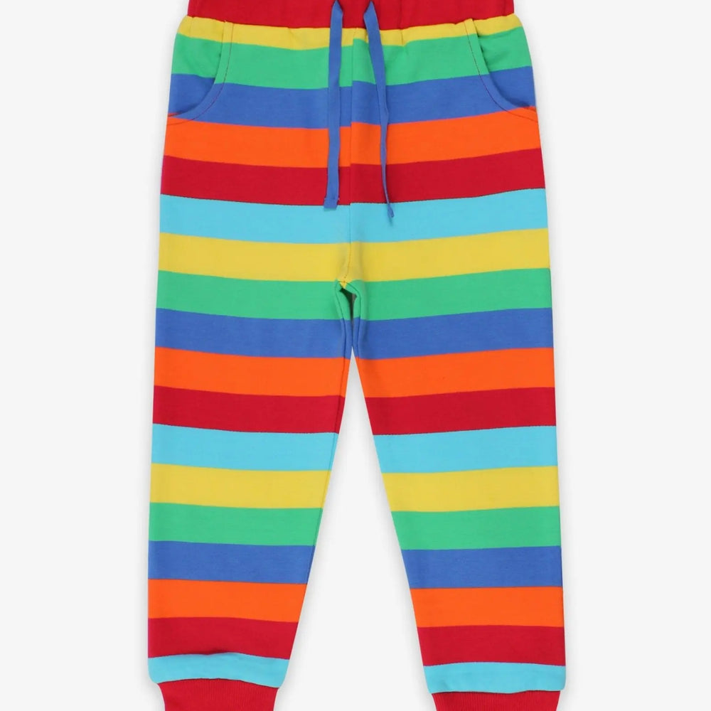 Organic Multi Stripe Joggers Toby Tiger