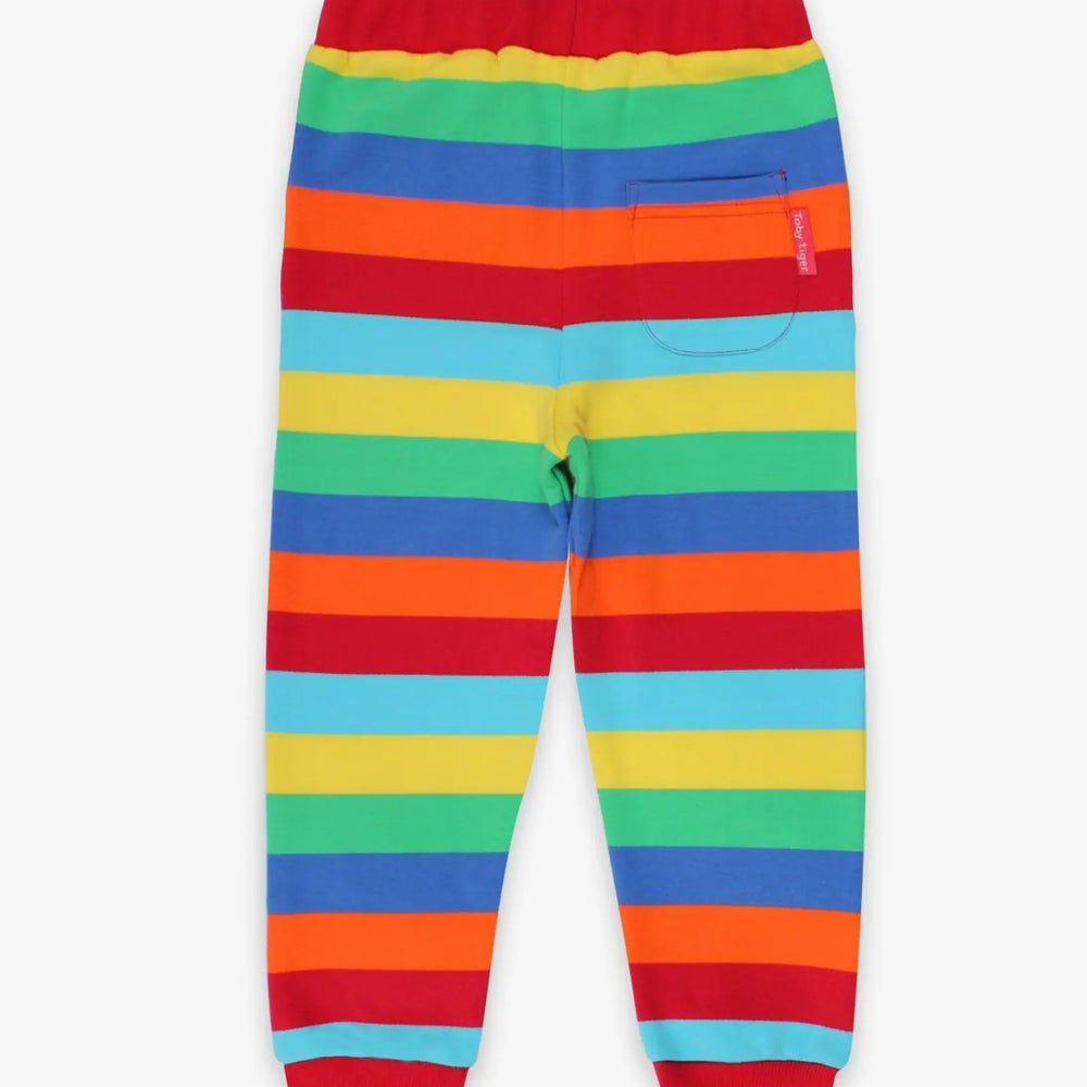 Organic Multi Stripe Joggers Toby Tiger
