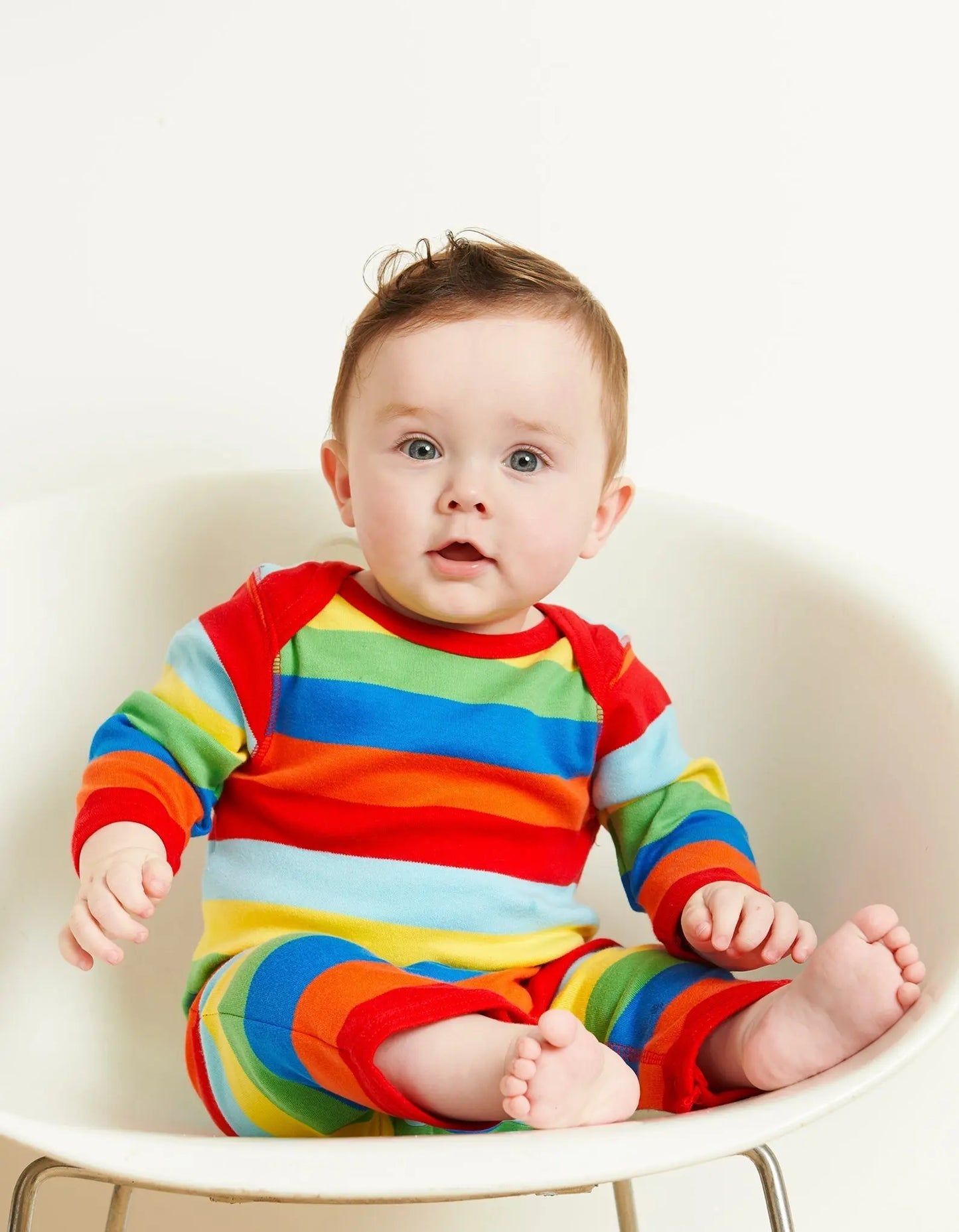 Organic Multi Stripe Sleepsuit Toby Tiger
