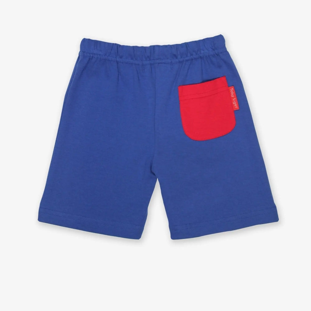 Organic Navy Shorts Toby Tiger