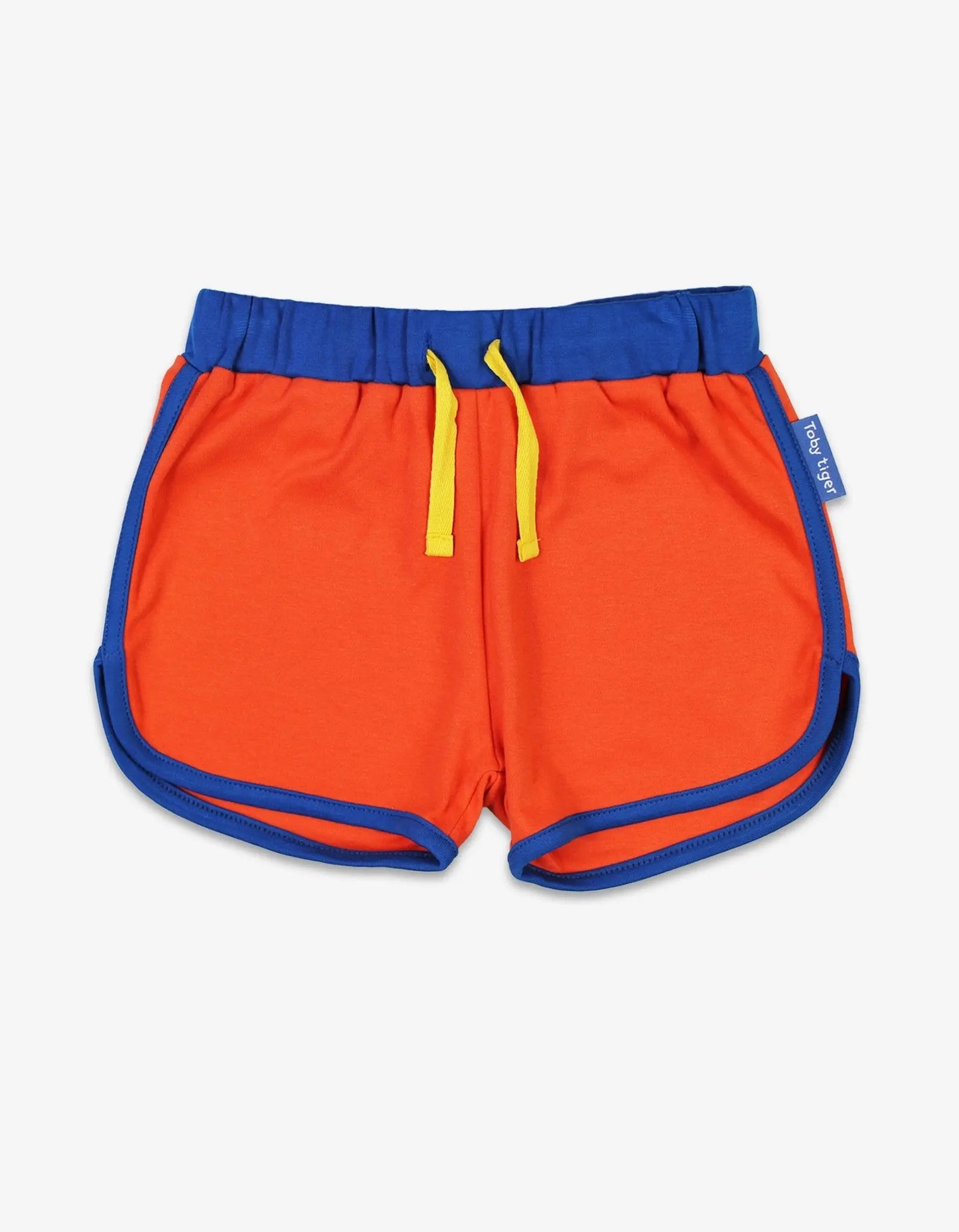 Organic Orange Running Shorts Toby Tiger