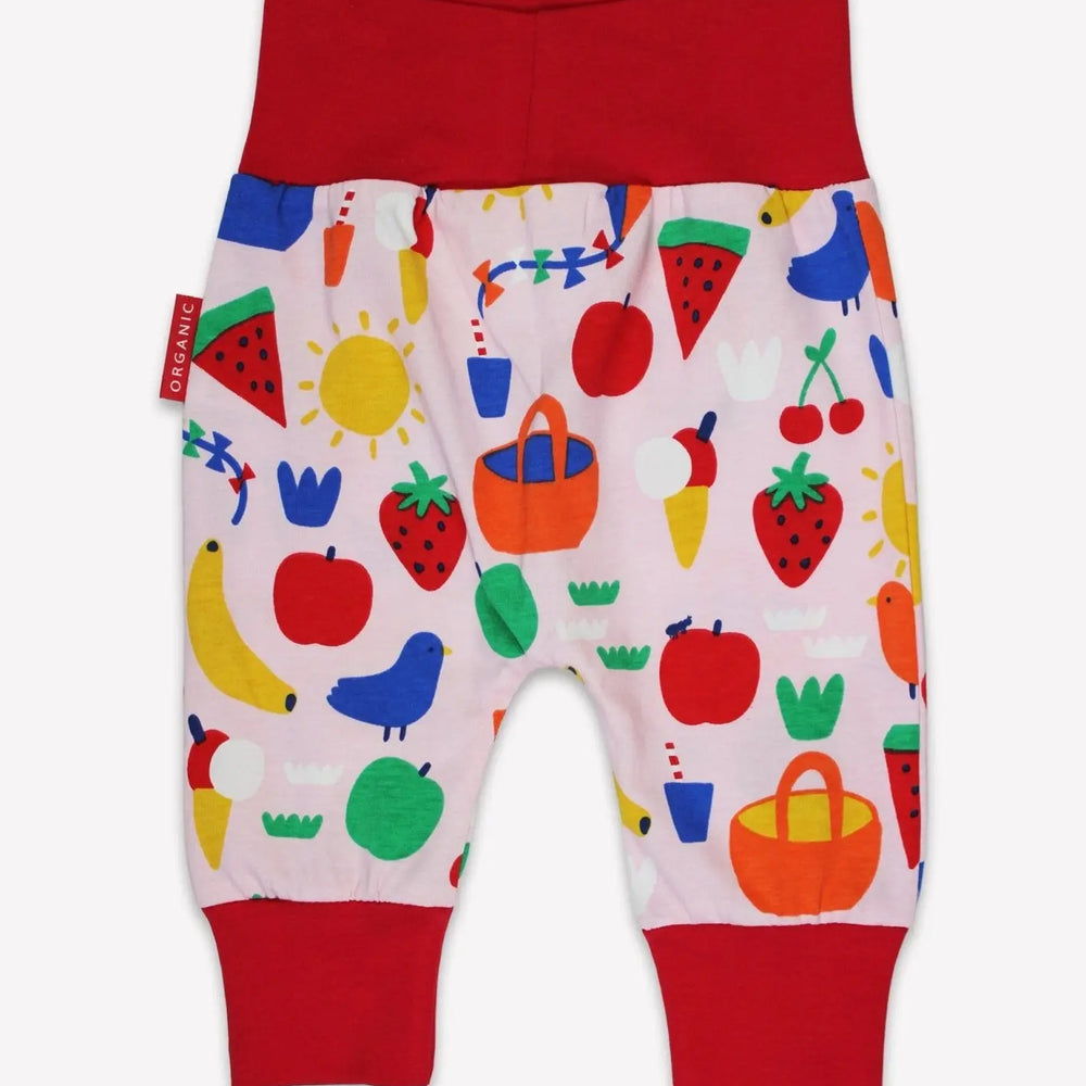Organic Picnic Print Yoga Pants Toby Tiger