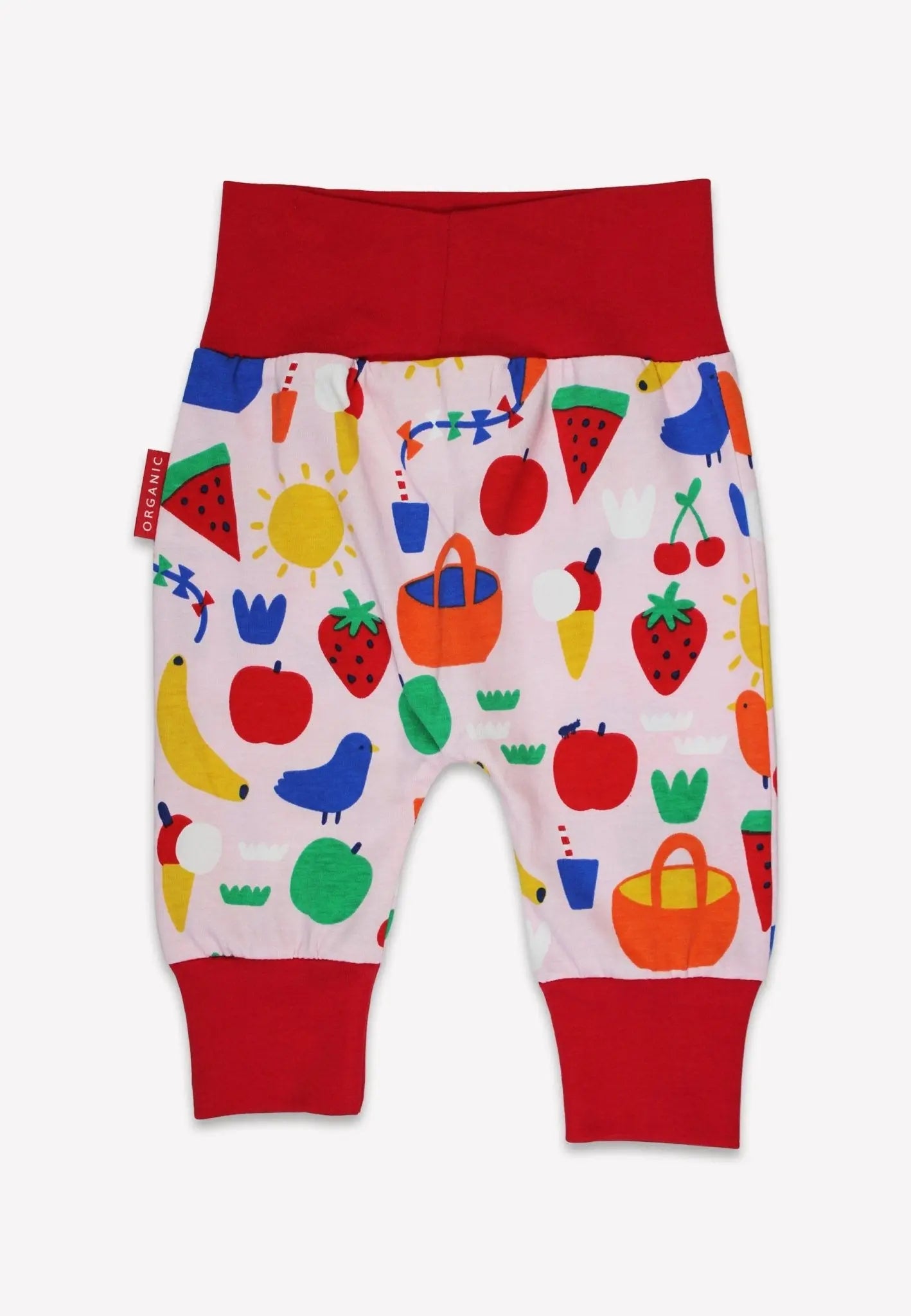 Organic Picnic Print Yoga Pants Toby Tiger