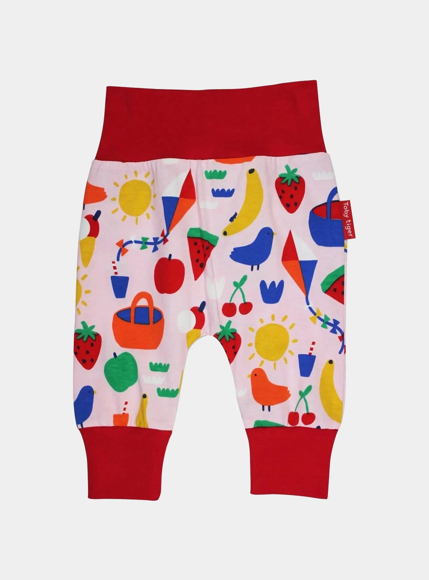 Organic Picnic Print Yoga Pants Toby Tiger