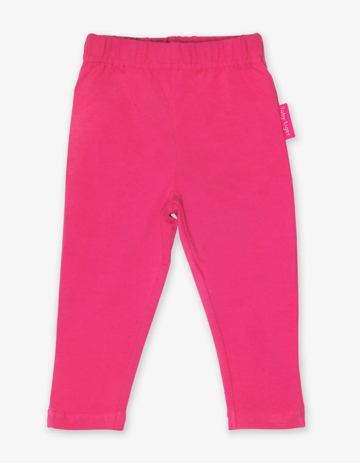 Organic Pink Basic Leggings Toby Tiger