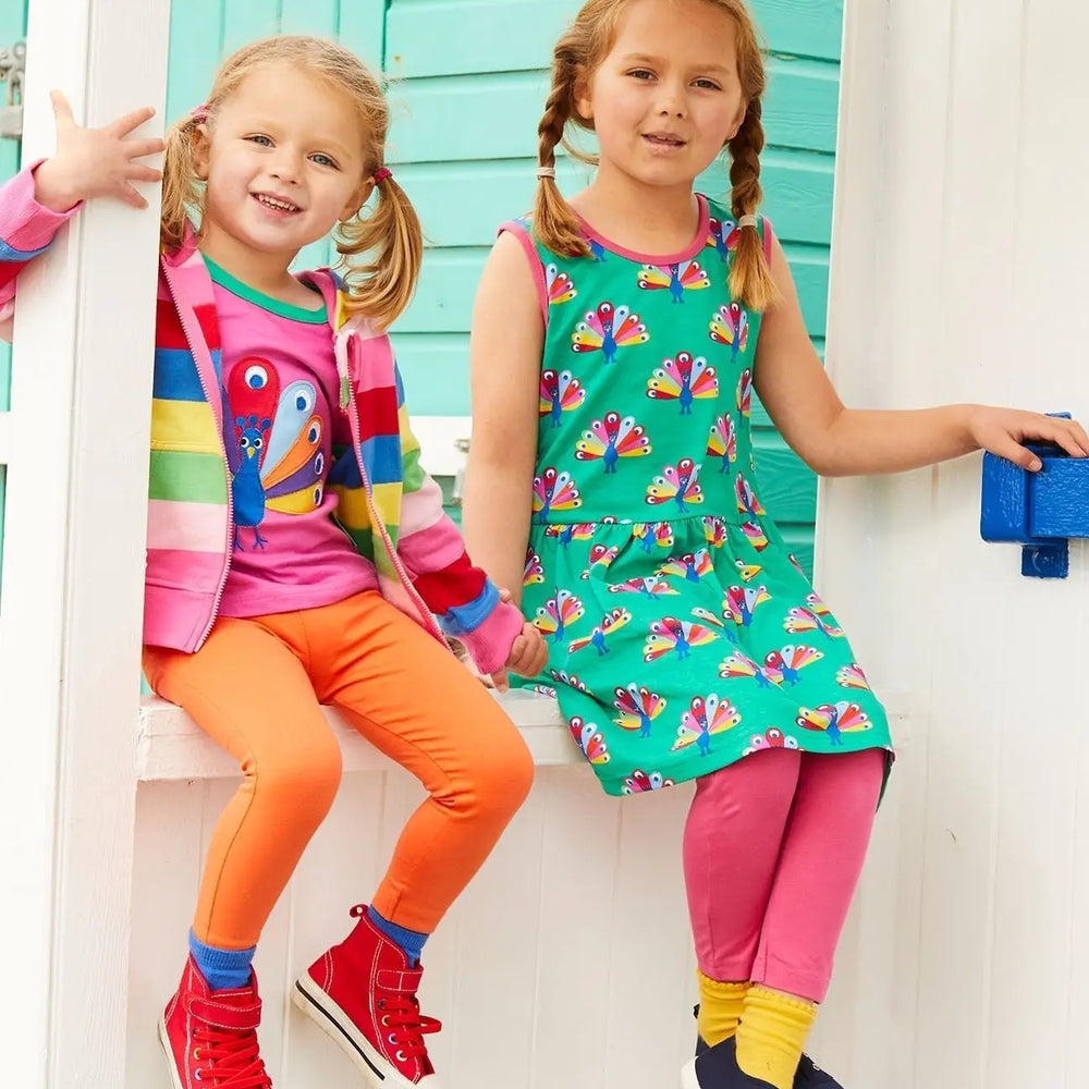 Organic Pink Basic Leggings Toby Tiger
