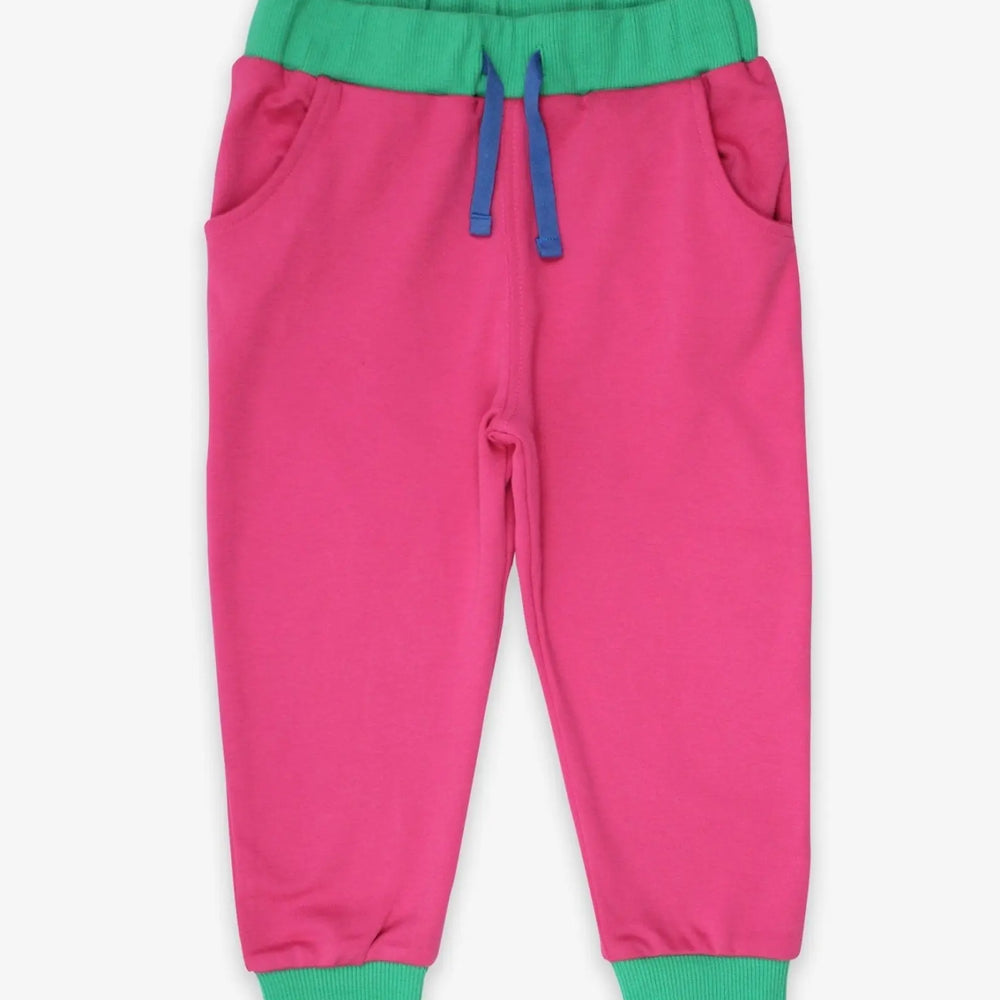 Organic Pink Joggers Toby Tiger
