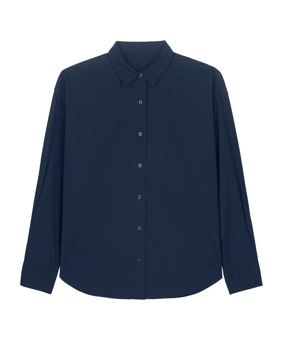 Organic Poplin Long Sleeve Shirt: Mens Earth Wardrobe