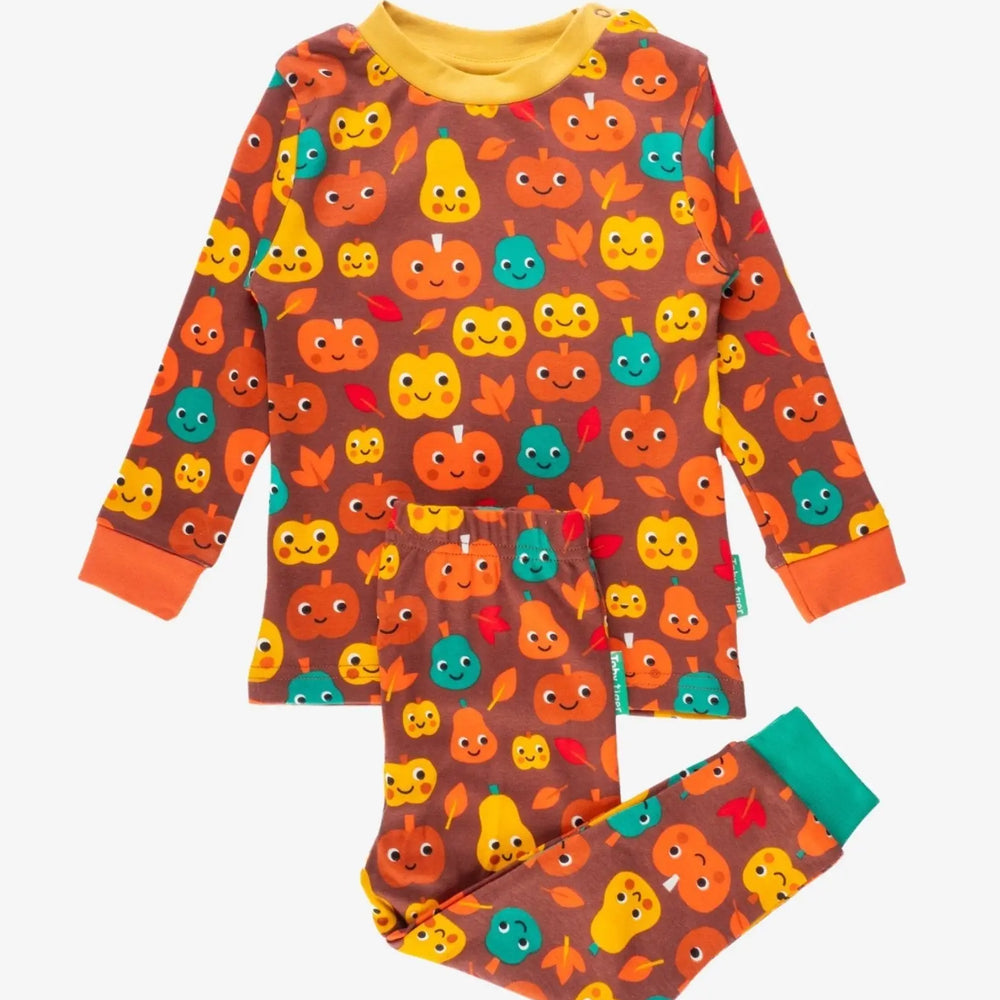 Organic Pumpkin Print Pyjamas Toby Tiger