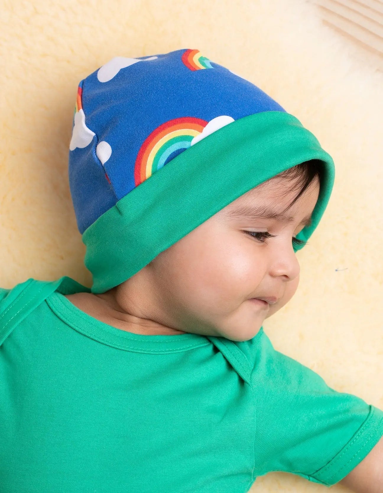 Organic Rainbow Print Baby Gift Set Toby Tiger