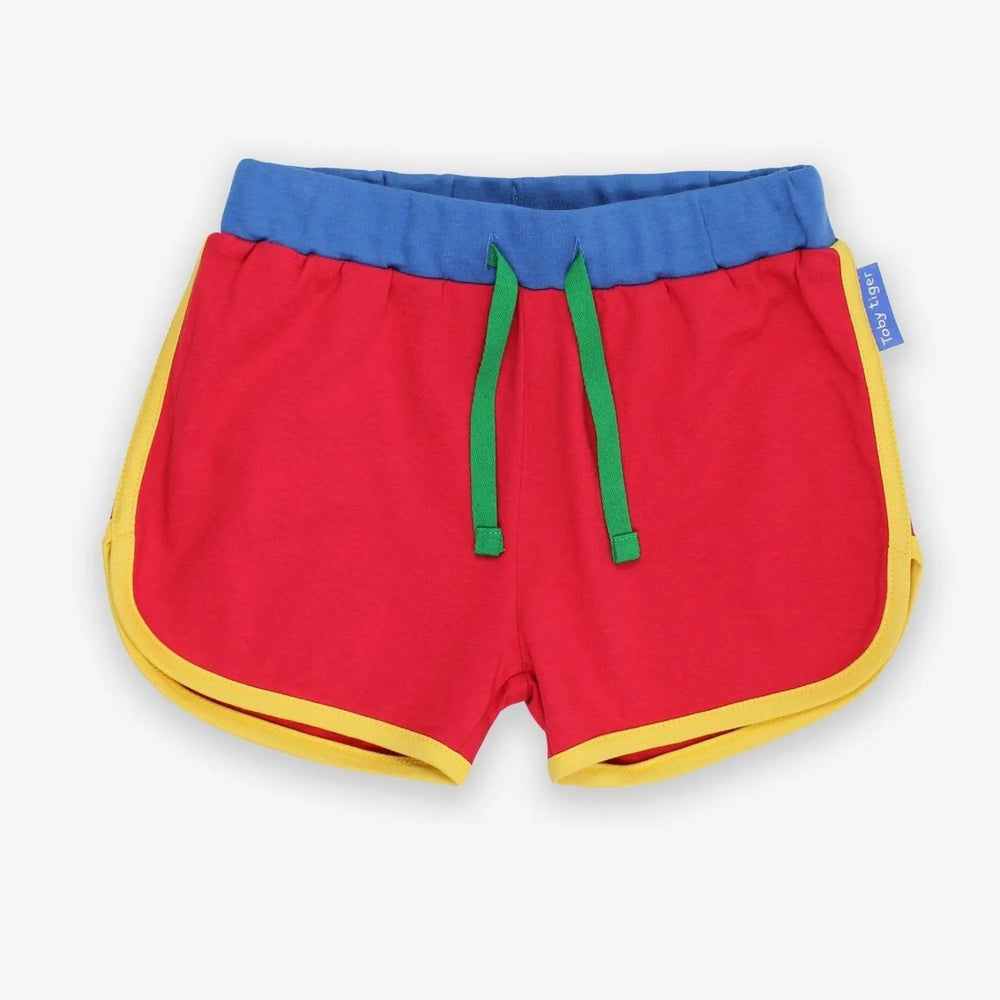 Organic Red Running Shorts Toby Tiger