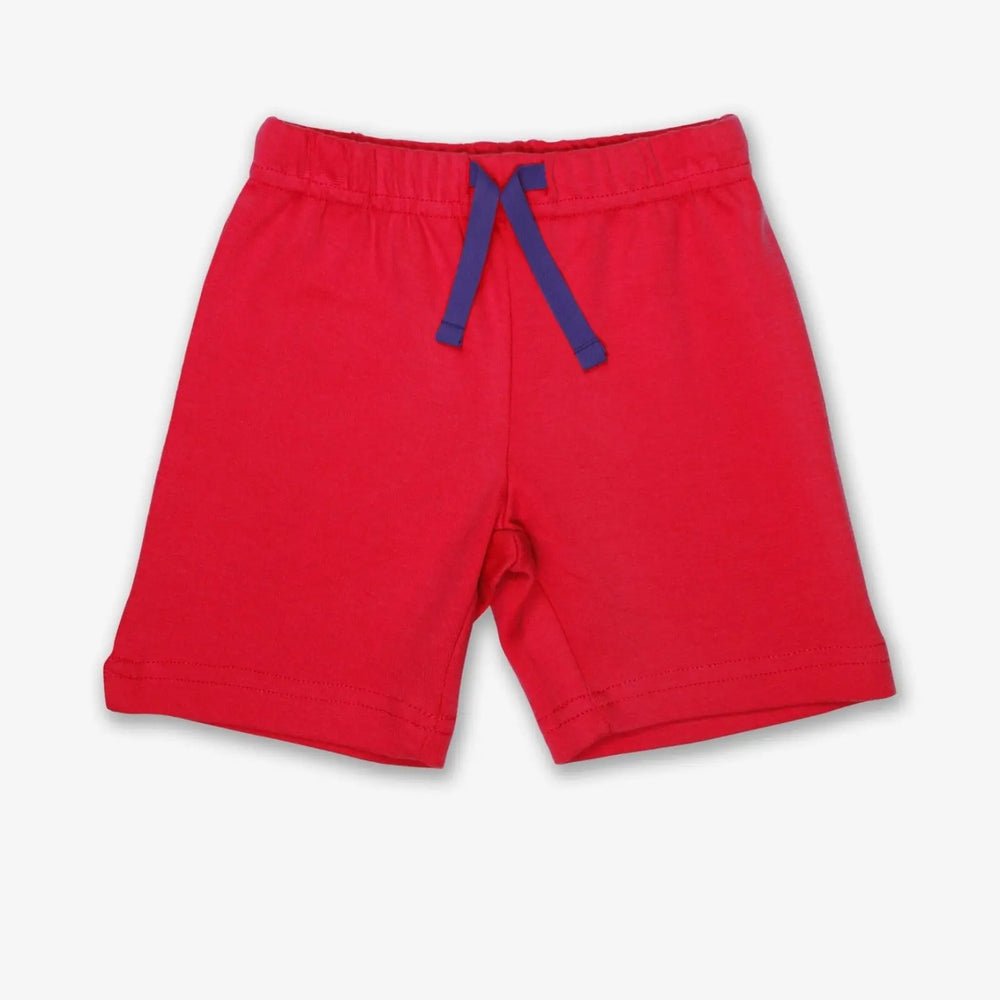 Organic Red Shorts Toby Tiger