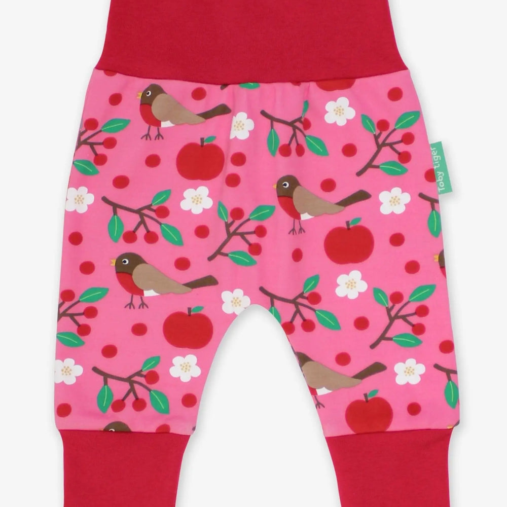 Organic Robin Print Yoga Pants Toby Tiger