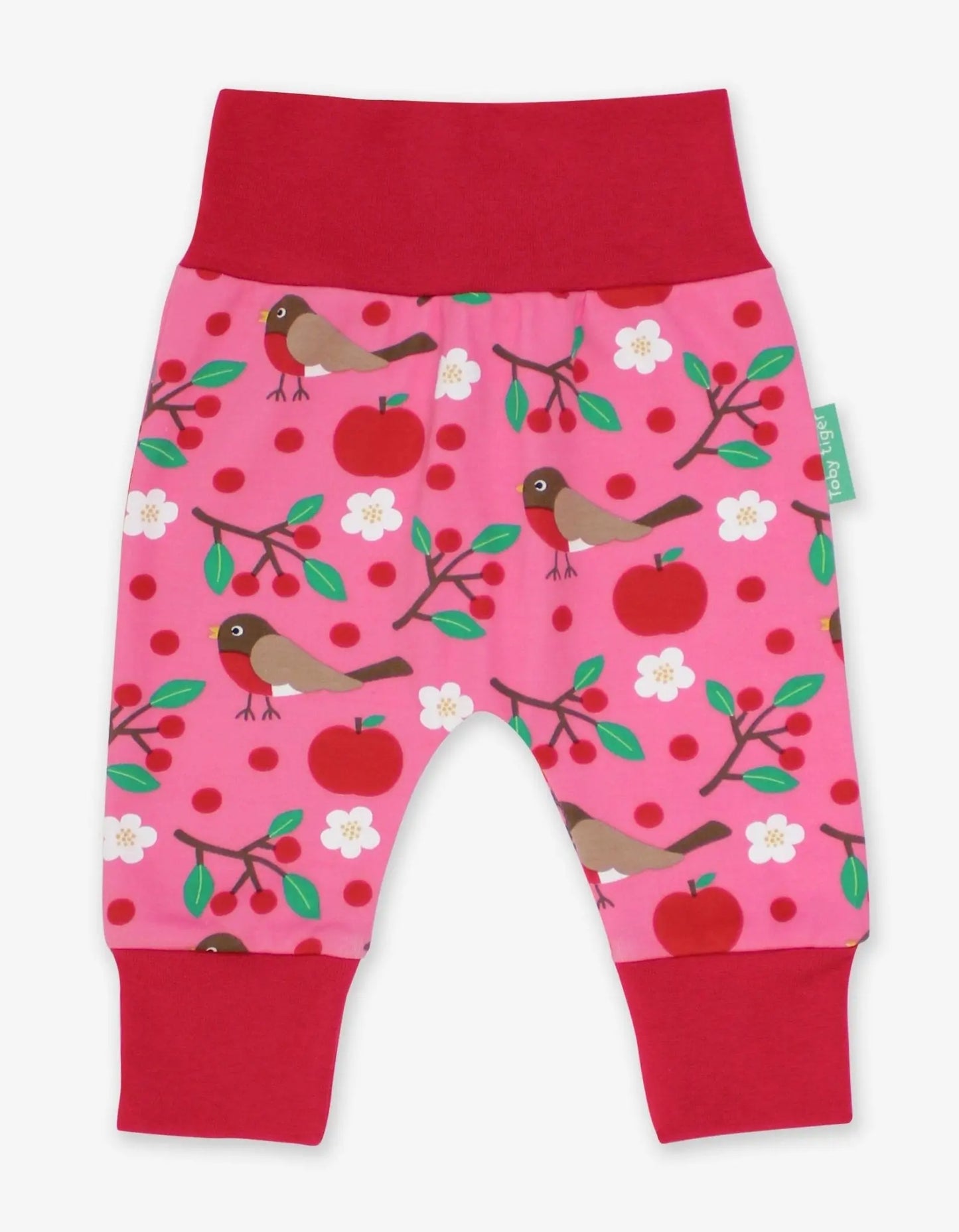 Organic Robin Print Yoga Pants Toby Tiger