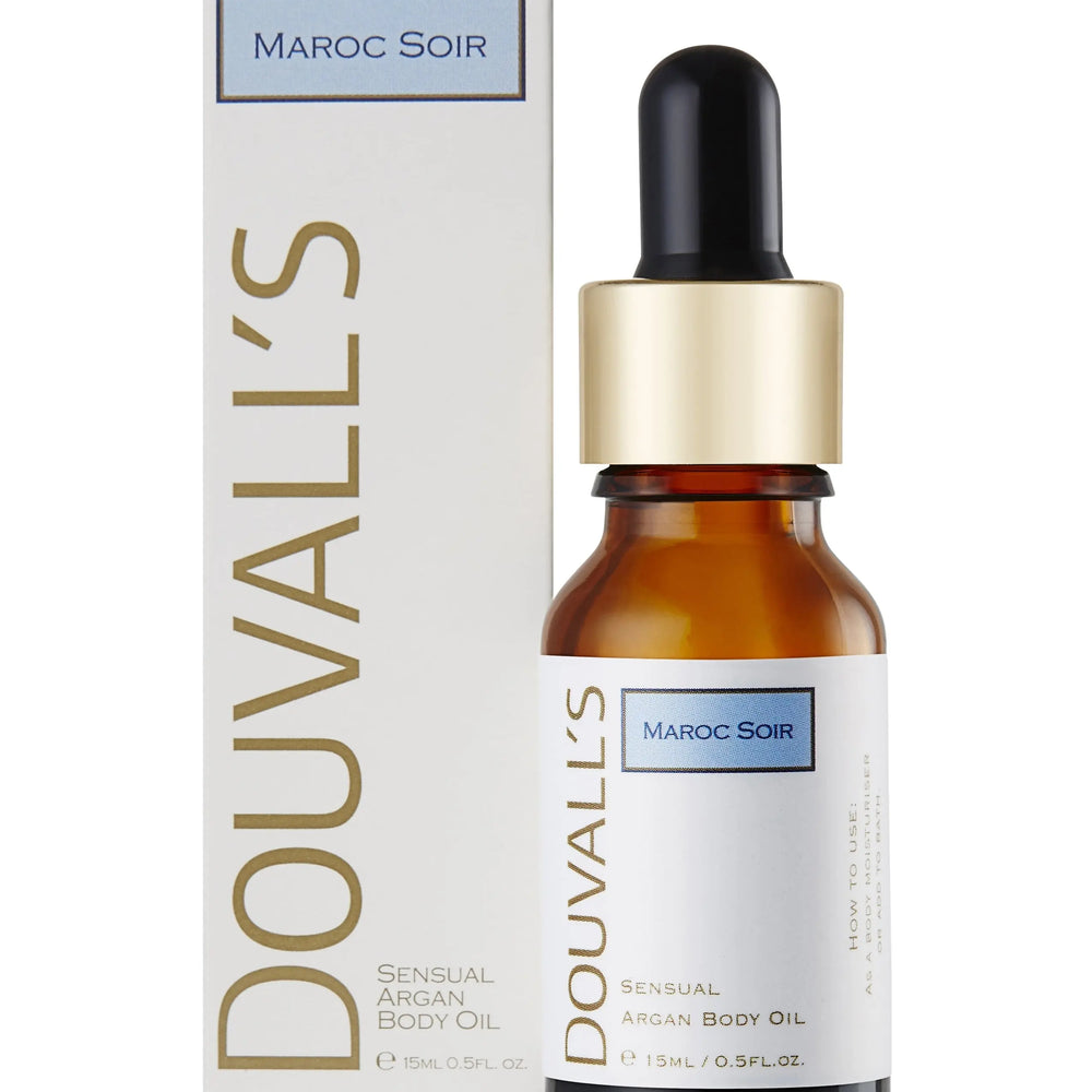 Organic Sensual Scented Argan Body Oil 15ml | Hydrating and revitalising with pure essential oils Douvalls Beauty