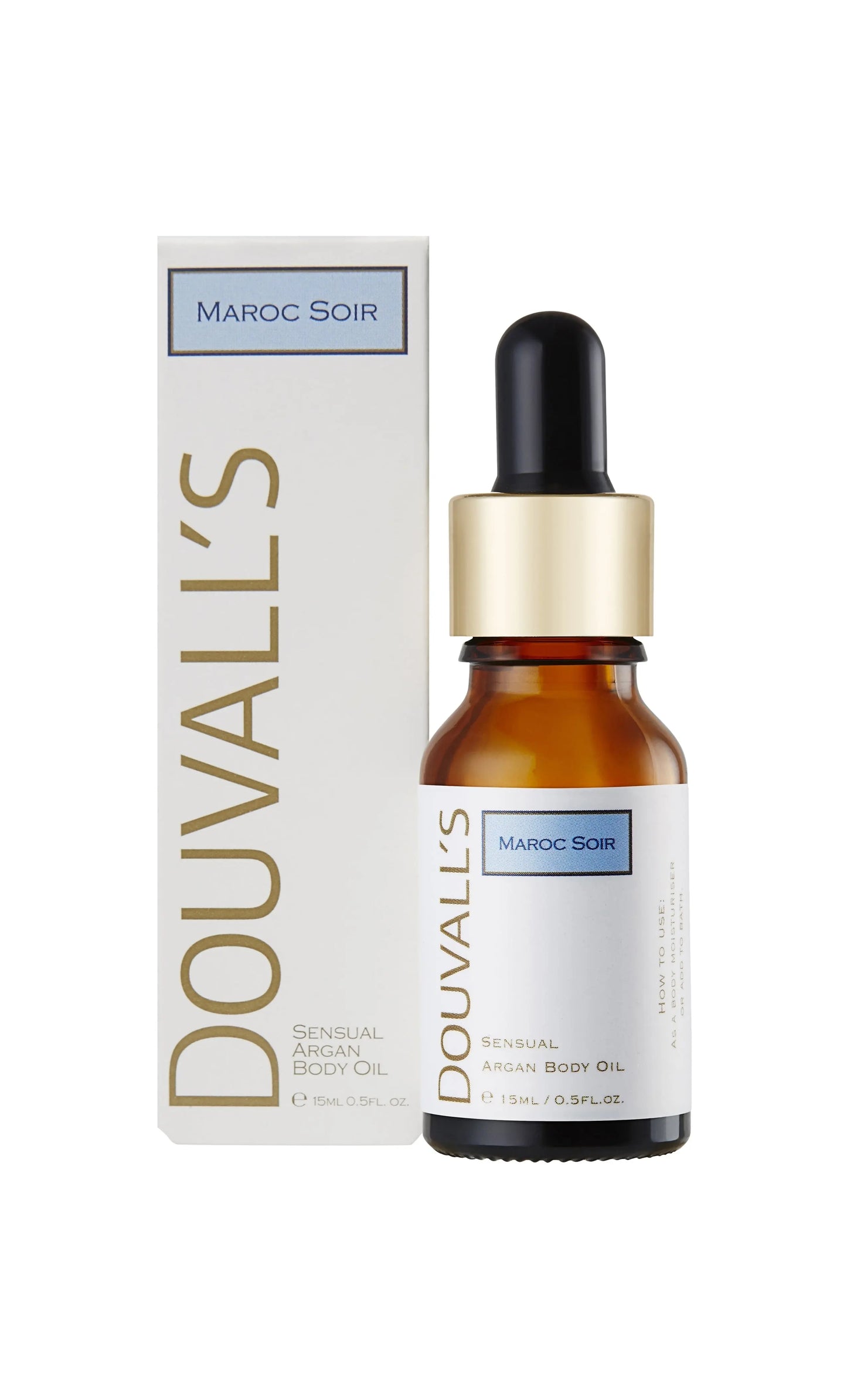 Organic Sensual Scented Argan Body Oil 15ml | Hydrating and revitalising with pure essential oils Douvalls Beauty