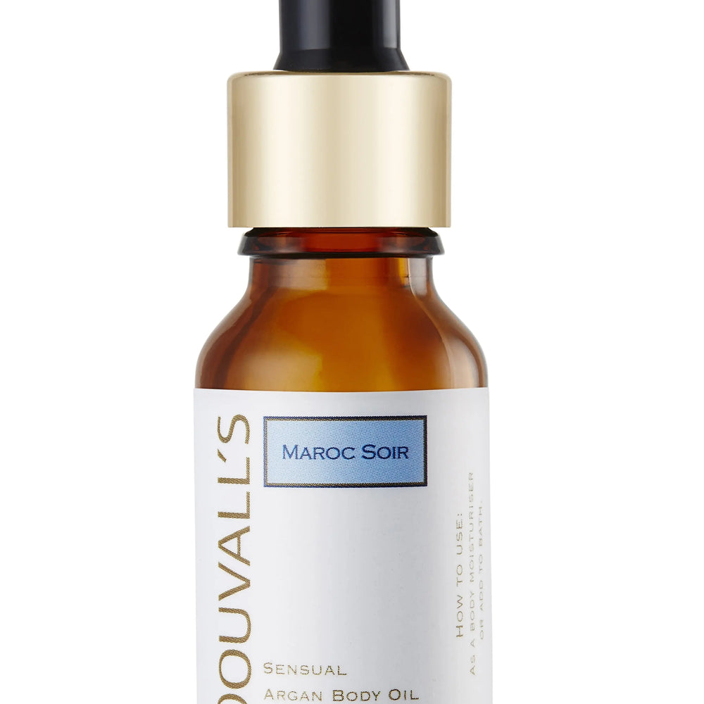 Organic Sensual Scented Argan Body Oil 15ml | Hydrating and revitalising with pure essential oils Douvalls Beauty