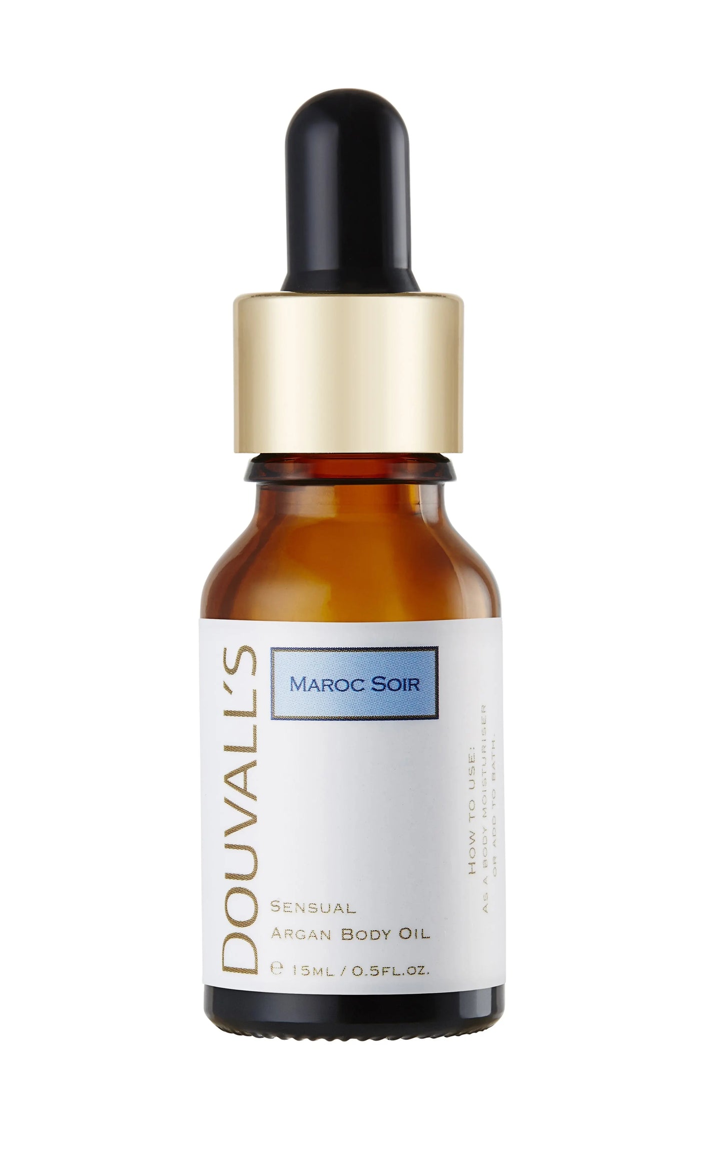 Organic Sensual Scented Argan Body Oil 15ml | Hydrating and revitalising with pure essential oils Douvalls Beauty
