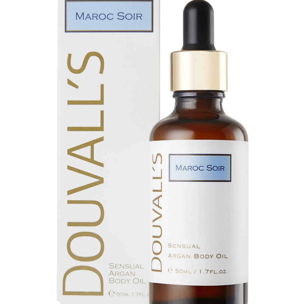 Organic Sensual Scented Argan Body Oil 50ml | Hydrating and revitalising with pure essential oils Douvalls Beauty
