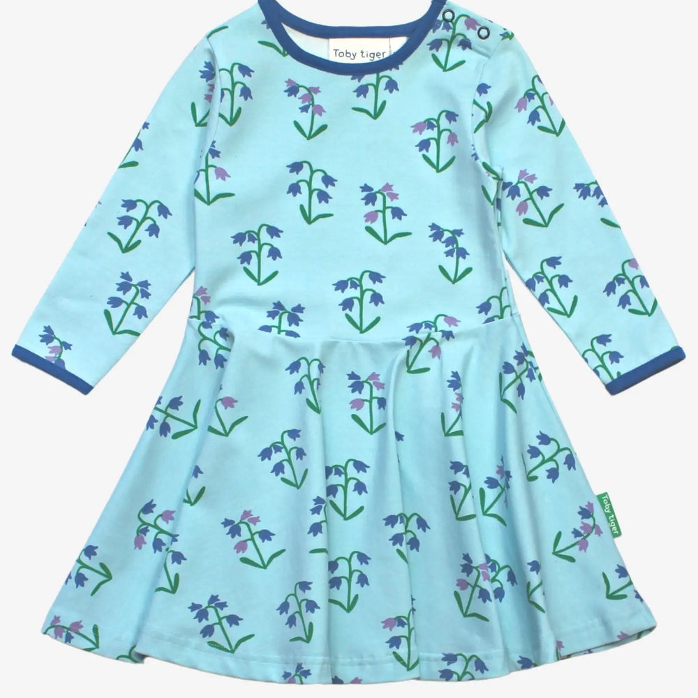 Organic Spring Print Skater Dress Toby Tiger