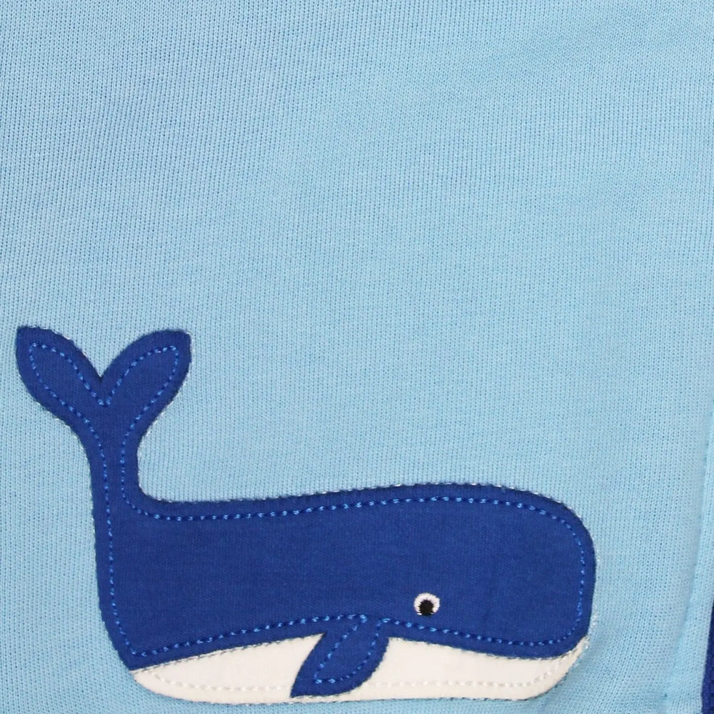 Organic St Ives Applique Hoodie Toby Tiger