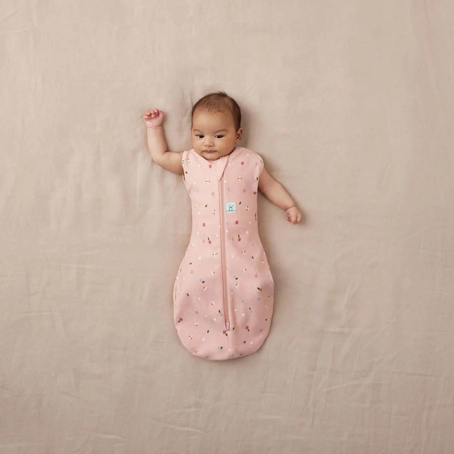 Organic Summer Cocoon Swaddle Sleeping Bag - Daisy 0.2 TOG ergoPouch