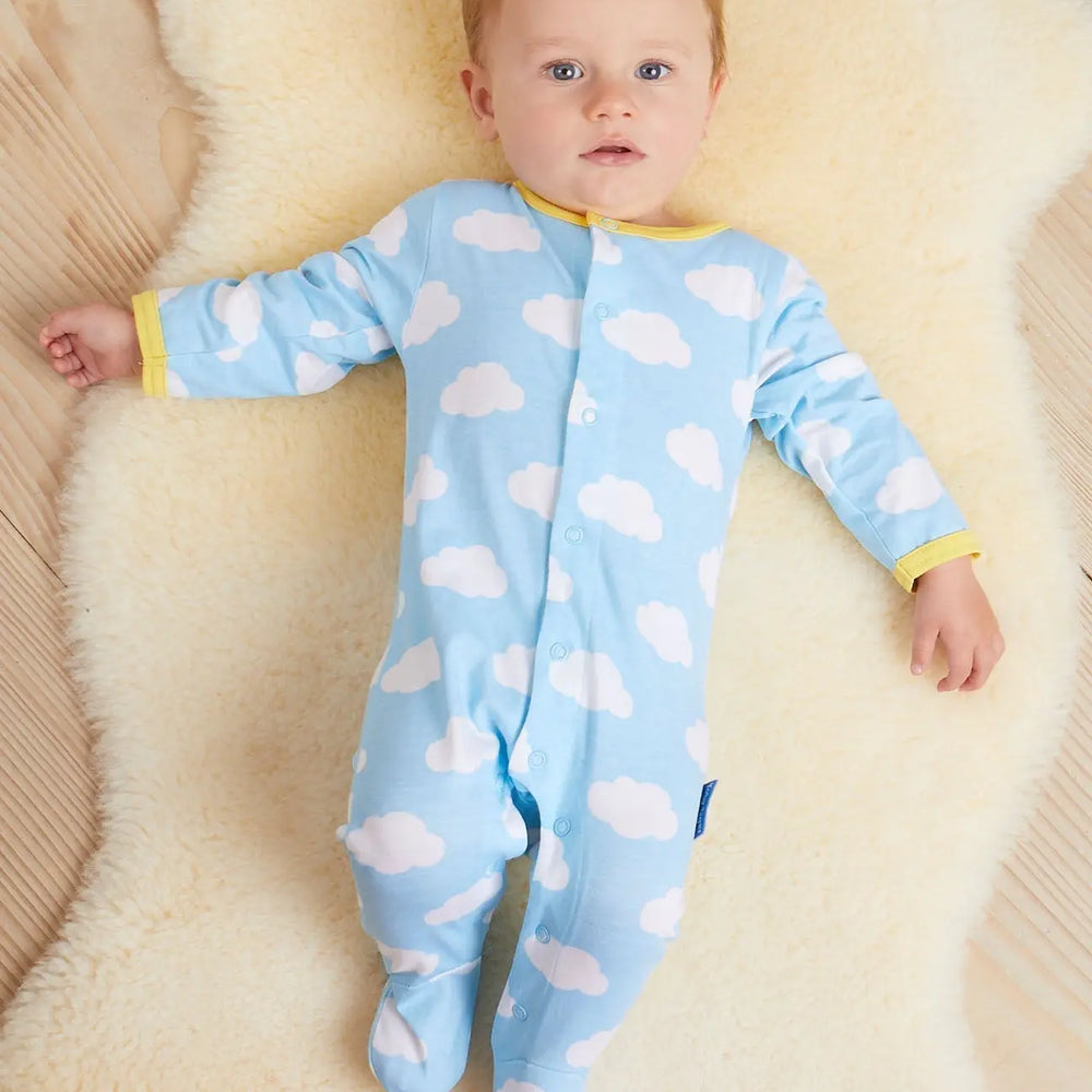 Organic Sun Cloud Print Baby Gift Set Toby Tiger