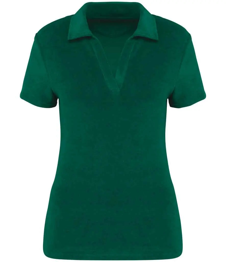 Organic Towel-feel Polo Shirt: Womens Earth Wardrobe