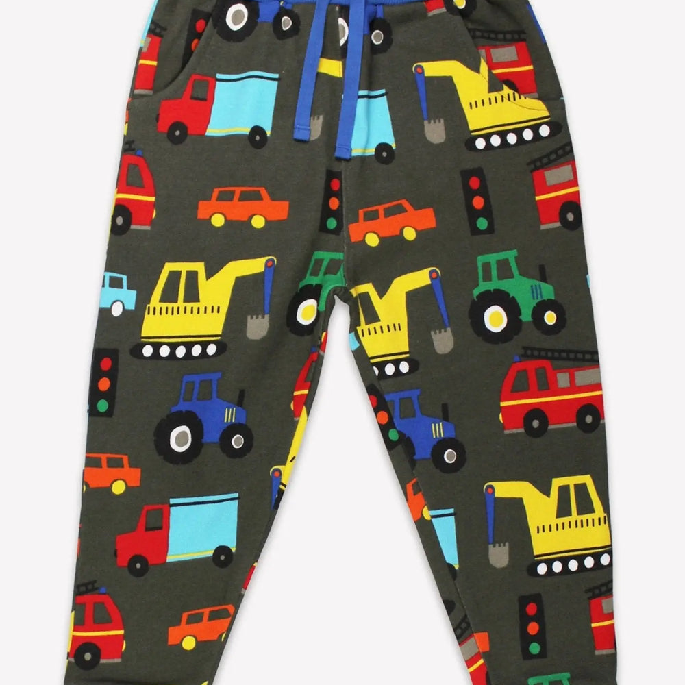 Organic Transport Print Joggers Toby Tiger