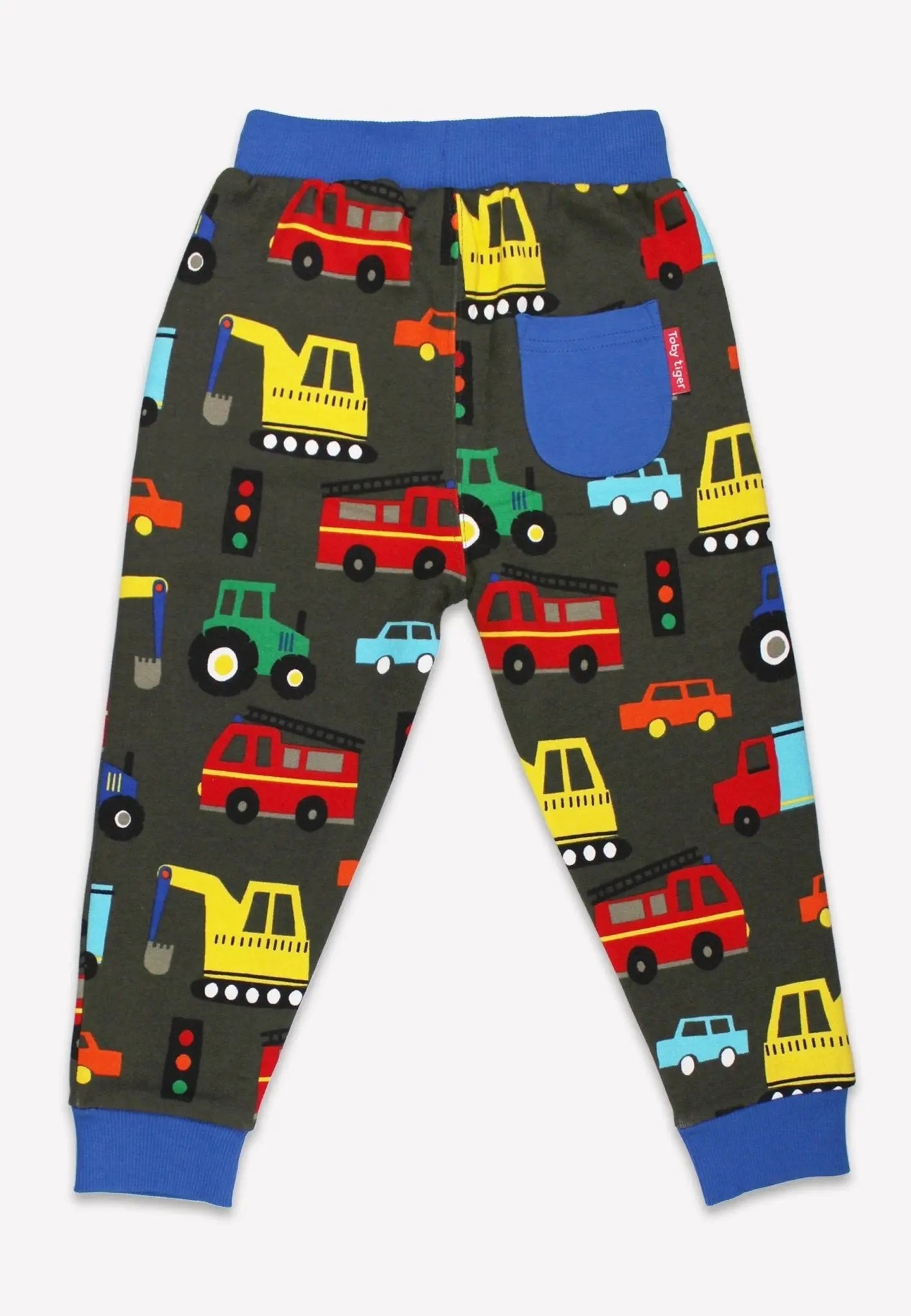 Organic Transport Print Joggers Toby Tiger
