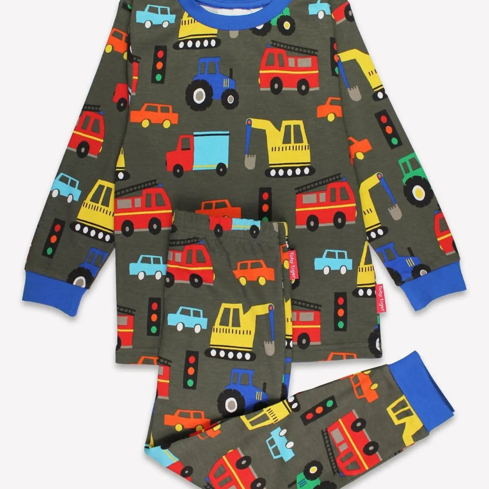 Organic Transport Print Pyjamas Toby Tiger