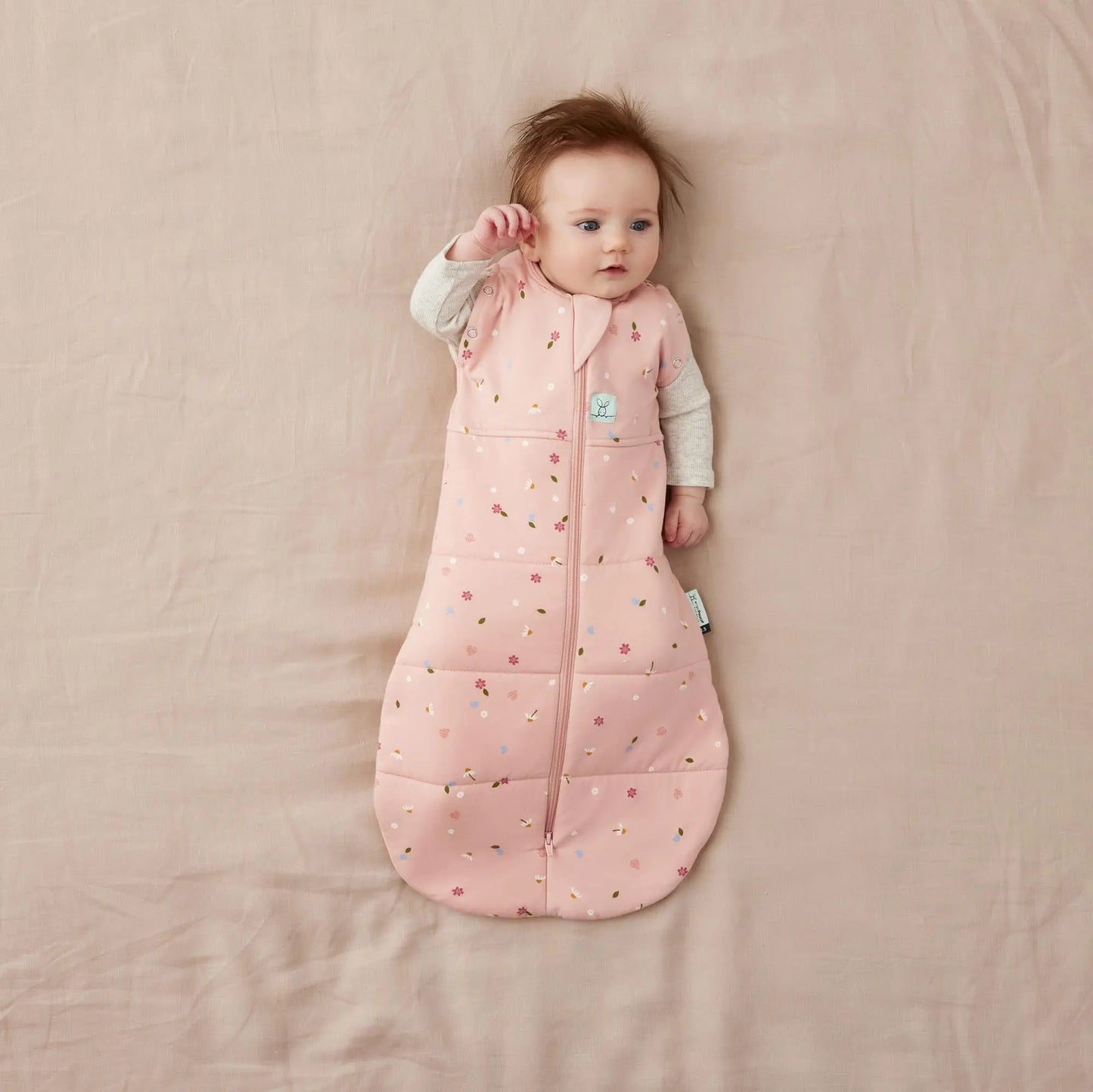 Organic Winter Cocoon Swaddle Sleeping Bag - Daisy 2.5 TOG ergoPouch