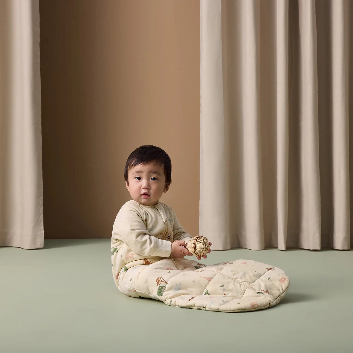 Organic Winter Jersey Sleeping Bag - Elephant Parade 3.5 TOG ergoPouch