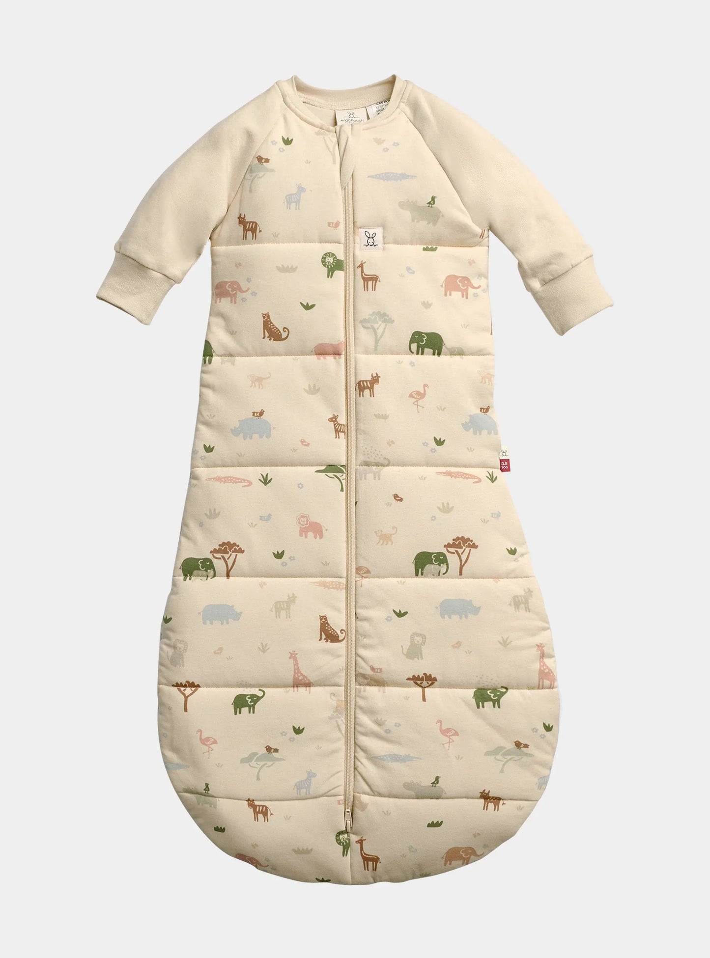 Organic Winter Jersey Sleeping Bag - Elephant Parade 3.5 TOG ergoPouch