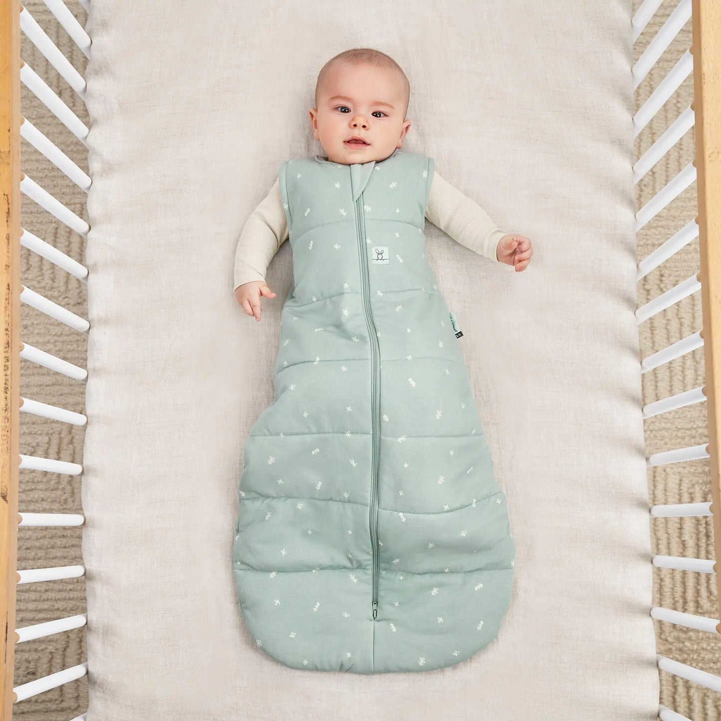 Organic Winter Jersey Sleeping Bag - Sage 2.5 TOG ergoPouch