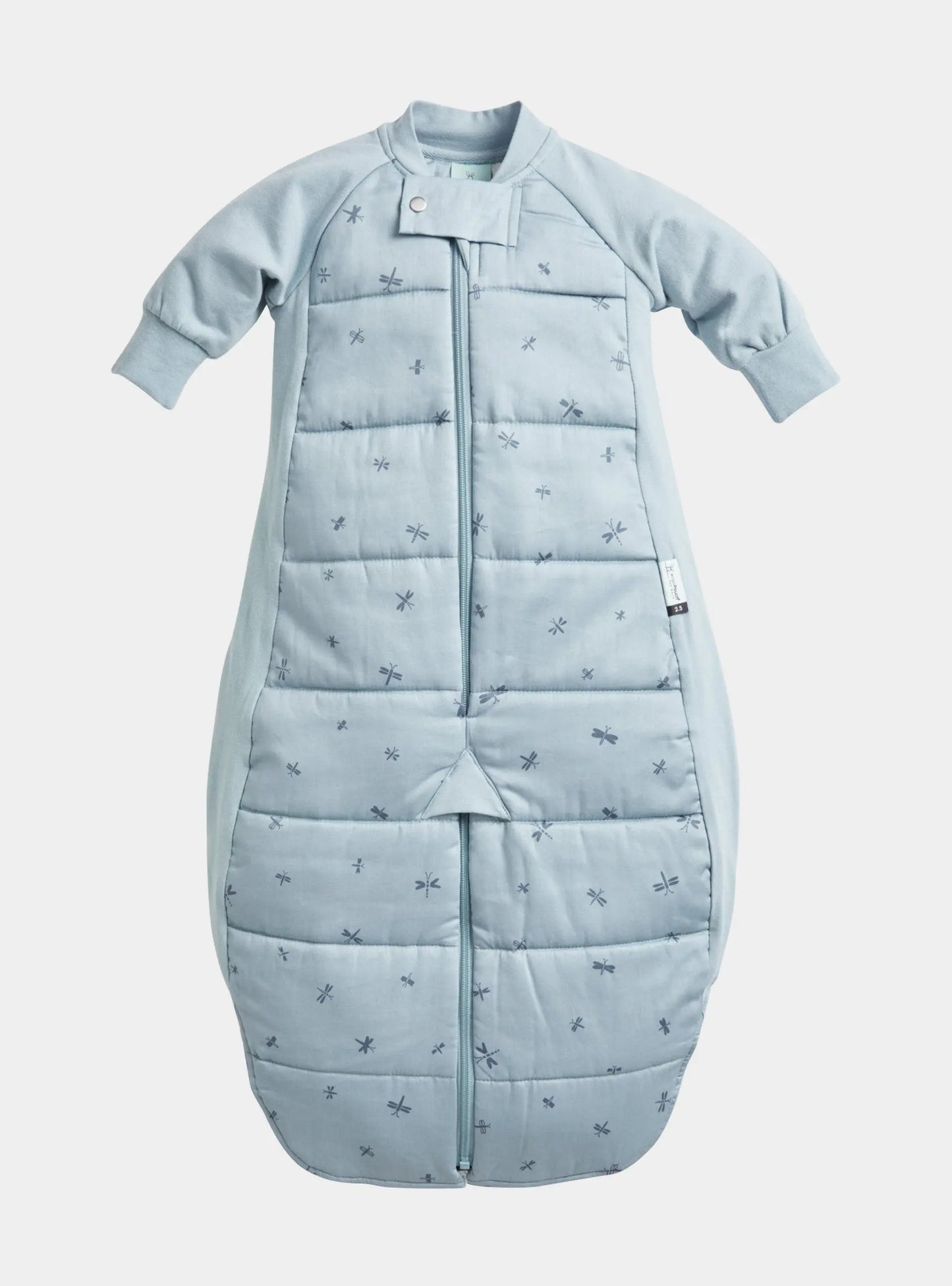 Organic Winter Long Sleeved 2 in 1 Sleeping Suit Bag - Dragonflies 2.5 TOG ergoPouch