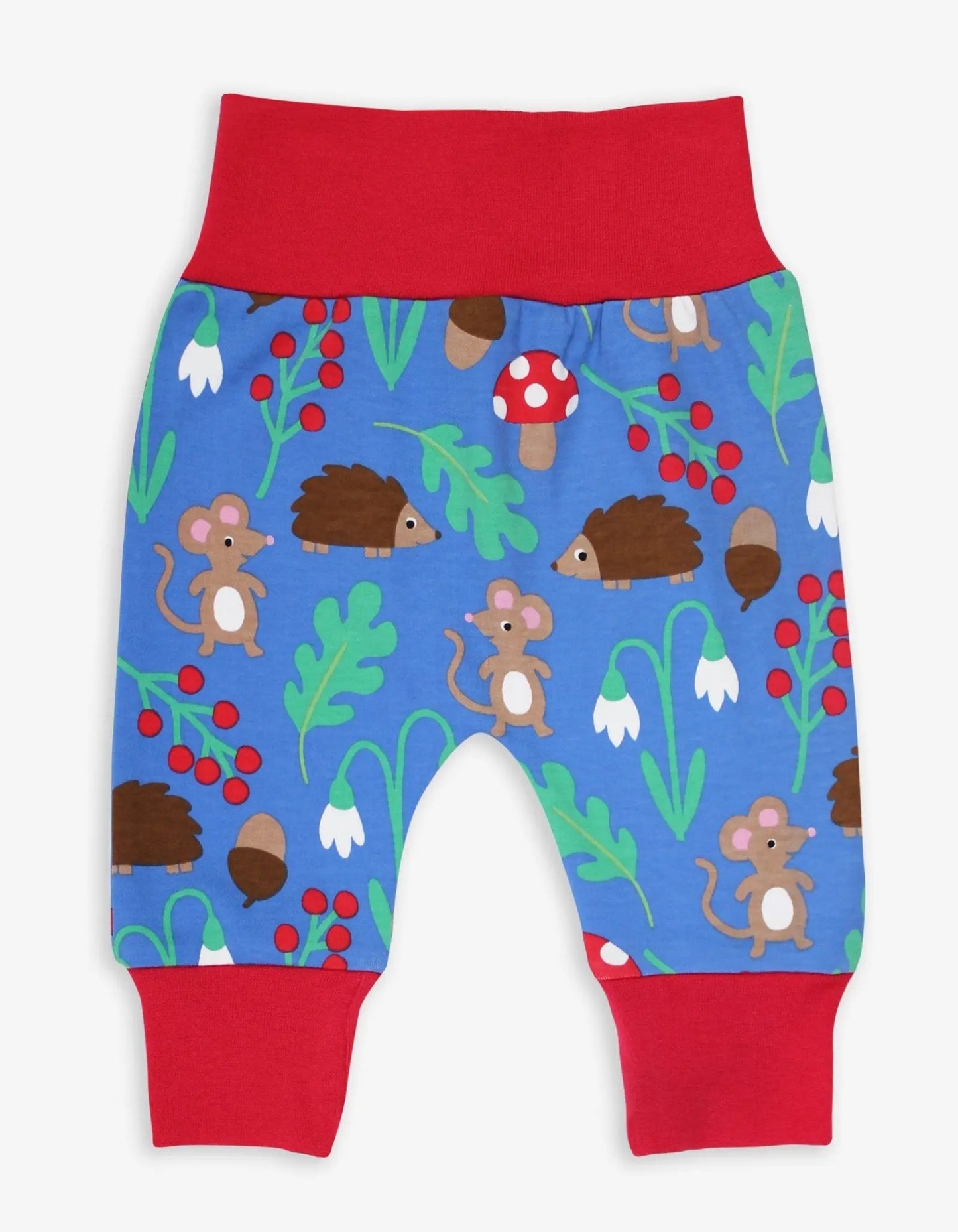 Organic Woodland Print Yoga Pants Toby Tiger