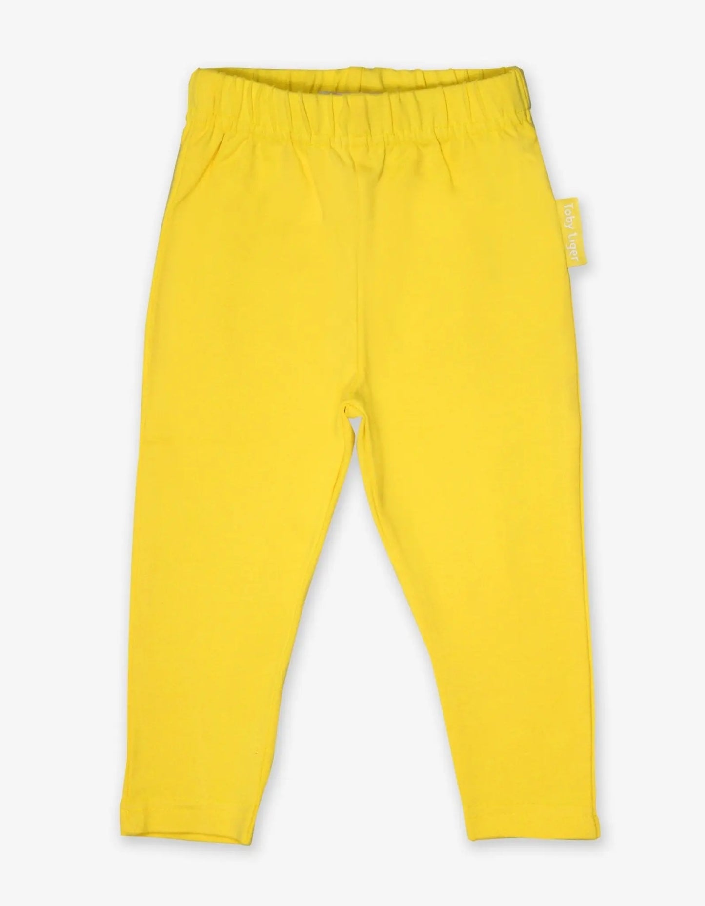 Organic Yellow Basic Leggings Toby Tiger
