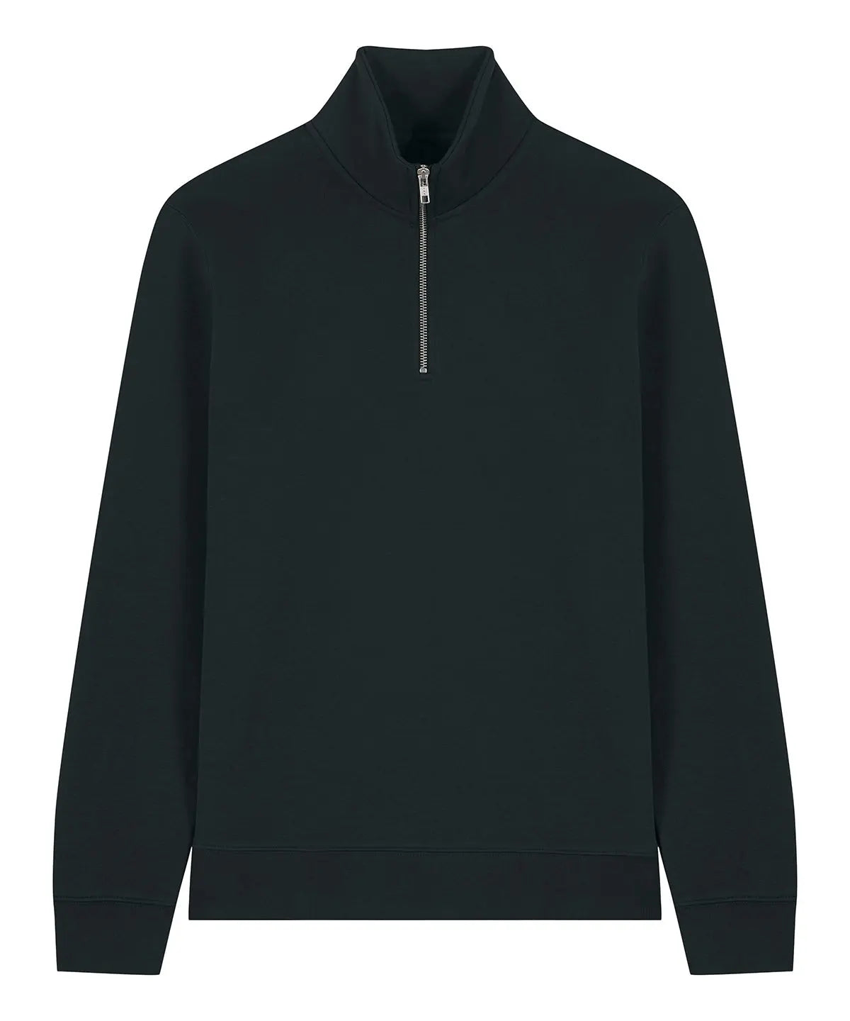 Organic Zip Neck Sweatshirt: Unisex Earth Wardrobe