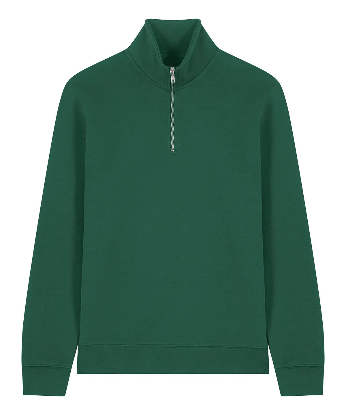 Organic Zip Neck Sweatshirt: Unisex Earth Wardrobe