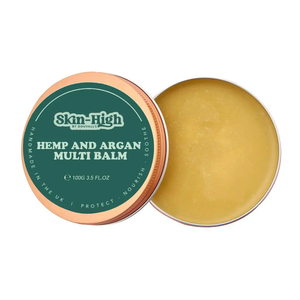 Organic cold pressed Hemp & Argan Multi Balm 100g Douvalls Beauty