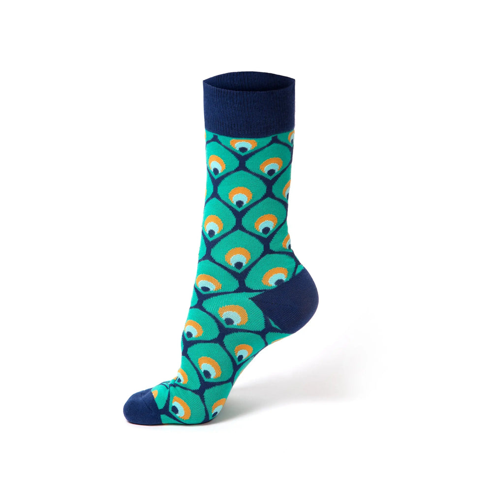 Organics Collection - Peacock Socks Sock Geeks